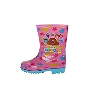 Hey Duggee Girls Wellington Rain Boots Wellys Infants Size 8 Pink