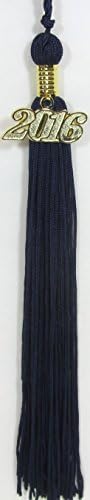 KHO Ariro Graduation Tassel with Gold Year Charm (Navy Blue)