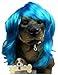 Tanya Pet Supplies -Dog Costumes Blue Wavy Syethetic Hair Pet Dog Cat Wigs-Gift
