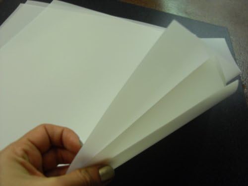 1 Flexible Translucent 24x24x1/30 (.030") HDPE Polyethylene Plastic Stencil Sheet Cut-Out