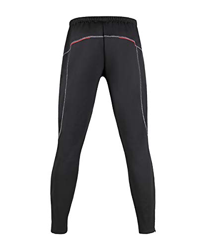 image for Santic Men's Cycling Pants Fleece Thermal Windproof Winter Outdoor Ath
