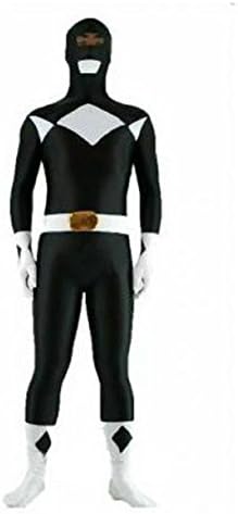 Riekinc Halloween Power Rangers Cosplay Black Zentai Suit Kids Costume