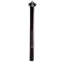 Rollcub Carbon Fiber Bike SeatPost 31.6mm diameters Suitable for Most Bicycle Mountain Bike Road Bike MTB MTN BMX, Black