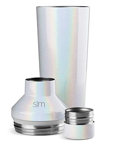 Simple Modern CLS-CS Cocktail-Martini-Shaker, isoliert, Edelstahl, 590 ml Set mit Jigger Deckel – spülmaschinenfest… – Bild 3