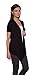 Free to Live Women's Short Sleeve Light Weight Open Front Cardigan (XL, Black)