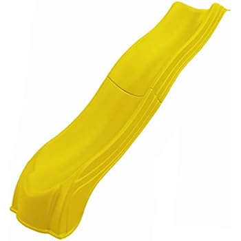 Swing-N-Slide Ws 5031 Olympus Wave Slide 2Piece Plastic Slide for 5' Decks, Yellow