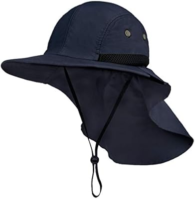 mens hat with neck cover