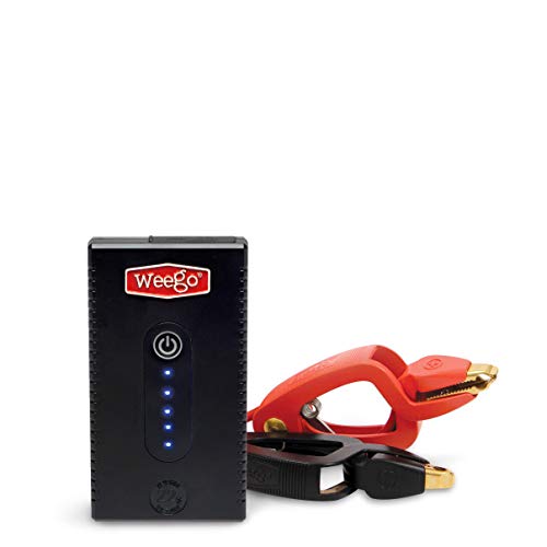 Weego 22s Jump Starter 1700 Peak 300 Cranking Amps Simple and Safe Lithium Ion  Water Resistant USA Designed and Engineered