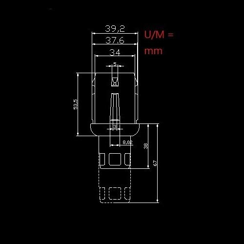 DuraSteel Adjustable Stainless Steel Bullet Feet for 1-5/8