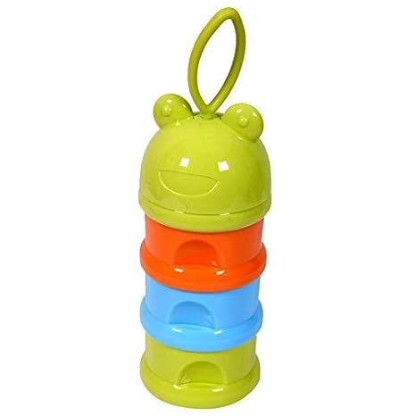 Manan Shopee Baby Plastic Food Containers, Storage Container,Milk Powder Container (Color Ship As Per Stock Available)