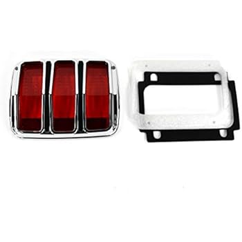 1964 1965 1966 Ford Mustang Tail Lamp Lens SET LH=RH