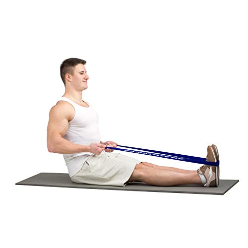 Panathletic-Fitnessbaender-5er-Set--5-Verschiedene-Staerken-Uebungsanleitung-eBook-auf-Deutsch-Tragebeutel--5X-Fitnessband-Theraband-Gymnastikband-Terrabaender-Widerstandsband-Fitness-Band