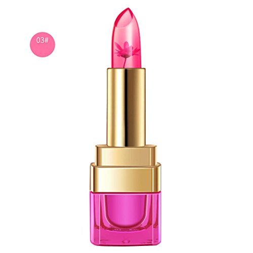 Magic Jelly Flower Lipstick,Fimkaul Color Temperature Change Moisturizer Bright Lip Balm (C) - Thumbnail 2