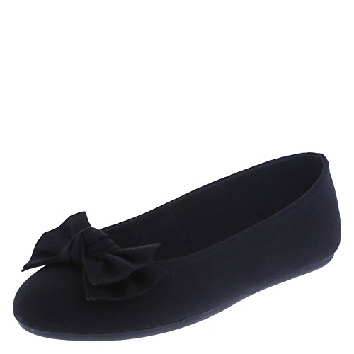 SmartFit Girls' Black Girls' Anna Wrap Ballet 4 Regular