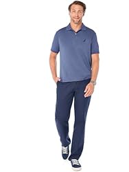 Nautica Men's Classic Fit Short Sleeve Solid Soft