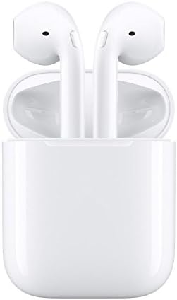 Wireless Earbuds, Touch Control Bluetooth Headphones with Breathing Lamp Sweatproof Mini in-Ear Sports Earphones Noise Cancelling Headsets with Charging case (White)