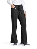 Grey's Anatomy Women's Junior-Fit Five-Pocket Drawstring Scrub Pant - Small - Black