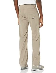 prAna Men's Standard Brion Pant, Dark Khaki, 32W x