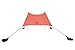 Neso Tents Beach Tent with Sand Anchor, Portable Canopy Sun Shelter, 7 x 7ft - Patented Reinforced Corners - Coral
