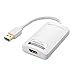 Cable Matters SuperSpeed USB 3.0 to HDMI Adapter (USB to HDMI Adapter) for Windows up to 1440p in White