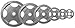 Body Solid OST255 Grey Hand Grip Olympic Plates (255-Pounds)