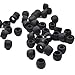 Cosmos ® 20 Pair Replacement Silicone Earbuds ear tips for Sony, Koss, Phillips, Ultimate Ears, Griffin, AGK Black Color (Small)