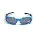 YAMAZI Children Sports Polarized Sunglasses For Kids Boys Girls Rubber Flexible Frame Sunglasses UV Protection (Blue/Purple, Grey)