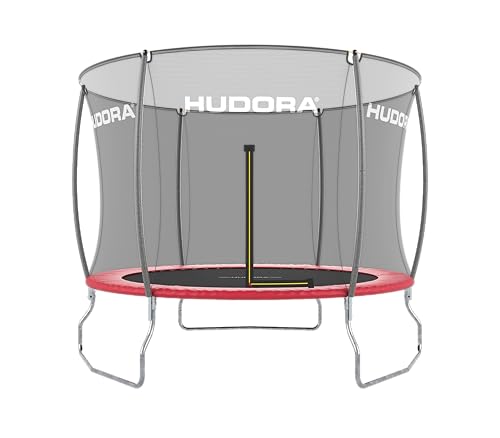 HUDORA Trampolin Fantastic in versch. Größen - Gartentrampolin mit Sicherheitsnetz - Sporttrampolin für bis zu 100kg - Familien-Trampolin mit extra br