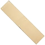 Deltana PP3515U3 3 1/2-Inch x 15-Inch Solid Brass Push Plate
