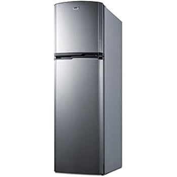 Summit FF948SS 8.8 cu.ft. Frost-Free Refrigerator-Freezer In Slim 22