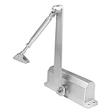 Aluminum Door Closer,99lbs - 132lbs Automatic Adjustable Heavy Duty Auto Door-Closer Self Closing Door Overhead Fire Rated Door Closer For Residential/Commercial Use