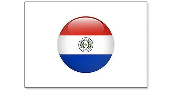 Imán para nevera, diseño de bandera de Paraguay, estilo ...