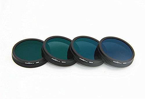 GREEN.L DJI Phantom 3 Advanced/Phantom 3 Professional: Neutral Density Filter ND8+ND16+ND32+ND64
