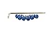 Two Brothers Racing M Series Exhaust Torx 6 PC Bolt Kit Blue