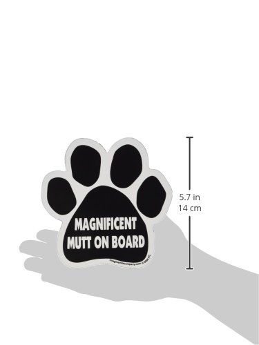 Imagine This Paw Car Magnet, Love Magnificent Mutt on Board, 5-1/2-Inch by 5-1/2-Inch