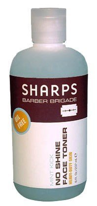 Sharps Barber Brigade Mint Kick No Shine Face Toner 8oz/237ml