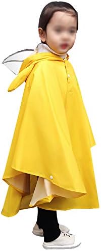 Amazon こどもレインコートマント風 学生保育教室 男子小学生レインコートポンチョ Xl Yellow Xhan 傘 レインウェア 通販
