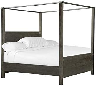 Magnussen Abington King Poster Bed in Weathered Charcoal