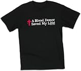 Christian T-shirt Blood Donor Black-medium, Online Clothing Store