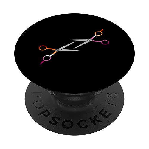 Lesbian Scissors LGBTQ Lesbians Pride Month Support Graphic PopSockets Swappabl…