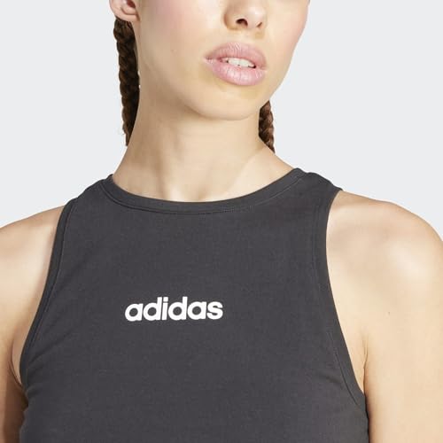 adidas Women's Essentials Linear Slim Cotton Tank Top