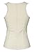 Charmian Women's Latex Underbust Waist Training Cincher Steel Boned Body Shaper Corset Vest Vest-Apricot Large