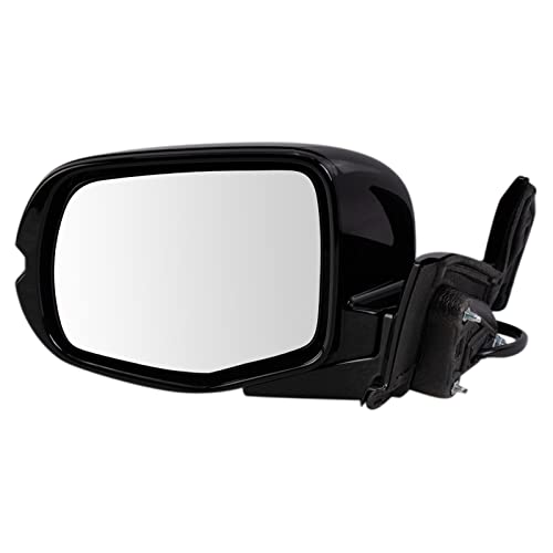 TRQ Driver Side Mirror Power Heated Memory Paint to Match Smooth Base Compatibl…