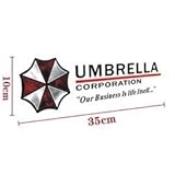 2pcs Umbrella Corporation Sticker Decal Aufkleber 35x10cm Eybrow Racoon Resident Evil JDM Car Pick Up Ford