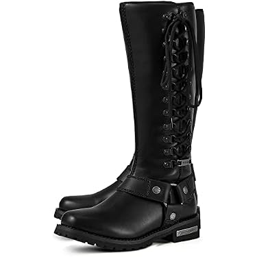 Botas De Motociclista Para Mujer REFRESH 172249 - Tacón 9 Cm Con Plataforma