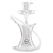VeeBoost Glass Hookah Set with Shisha Accessories, LED Water Pipe, Flexible Tube, Charcoal Bowl, and Mouth Tips, Enhance Flavors and Aromas with Large Percolator