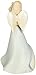 Foundations Get Well Mini Angel Stone Resin Figurine, 4.25”