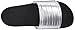adidas Women's Adilette SC, Core Black/Matte Silver/White, 9