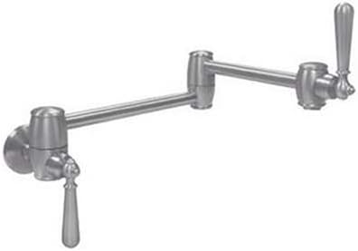 Blanco 157 065 St Wall Mount Pot Filler Faucet Satin Nickel