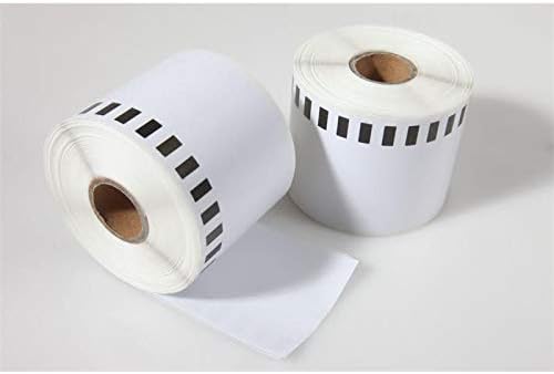 2X Label Compatible with The Brother DK22205 62 mm x 30.48 m Endless + 1x Reusable Change Holder